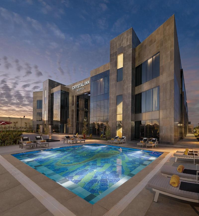 Crystal Inn Hotel - Alamein (Adults Only) El Alamein Exterior foto The hotel's pool