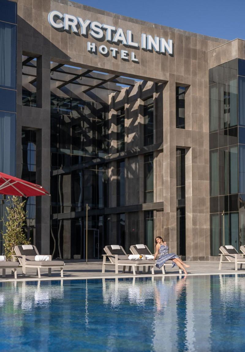Crystal Inn Hotel - Alamein (Adults Only) El Alamein Exterior foto The hotel's pool